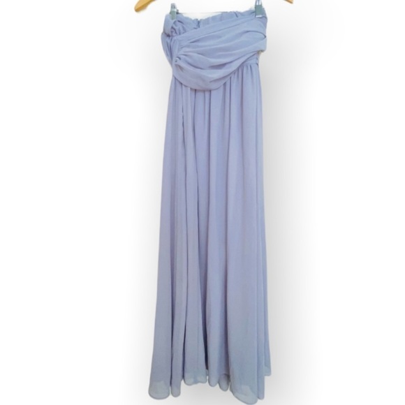 Lulu's Royal Engagement Strapless Lavender Maxi Dress Size Small - Picture 5 of 7